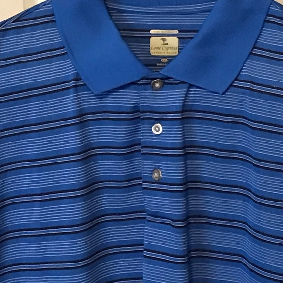 LONE CYPRESS by Pebble Beach Golf Shirt Luxury Performance XXL - Picture 6 of 8